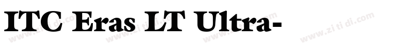 ITC Eras LT Ultra字体转换 ITC Eras LT Ultra字体转换